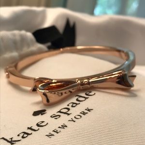 Kate Spade Rose Gold Bow Bracelet